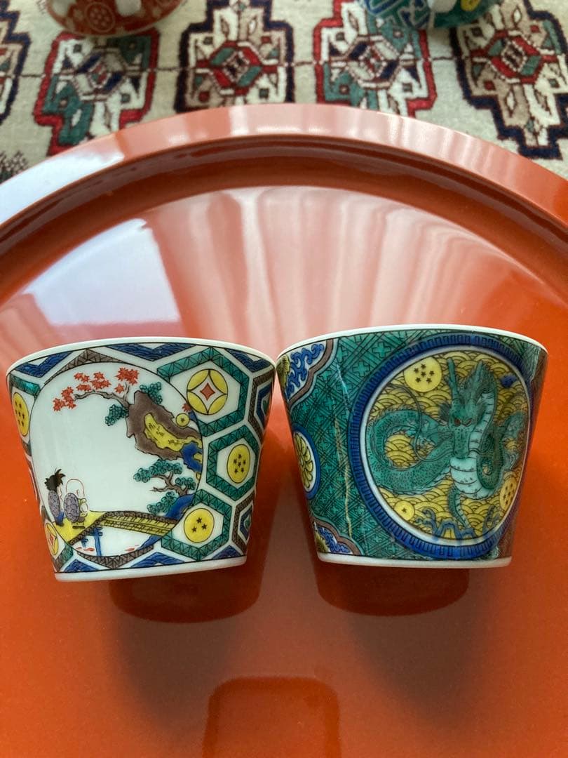 ドラゴンボール マグカップとミニカップ 九谷焼 2セット　合計4点新品未使用