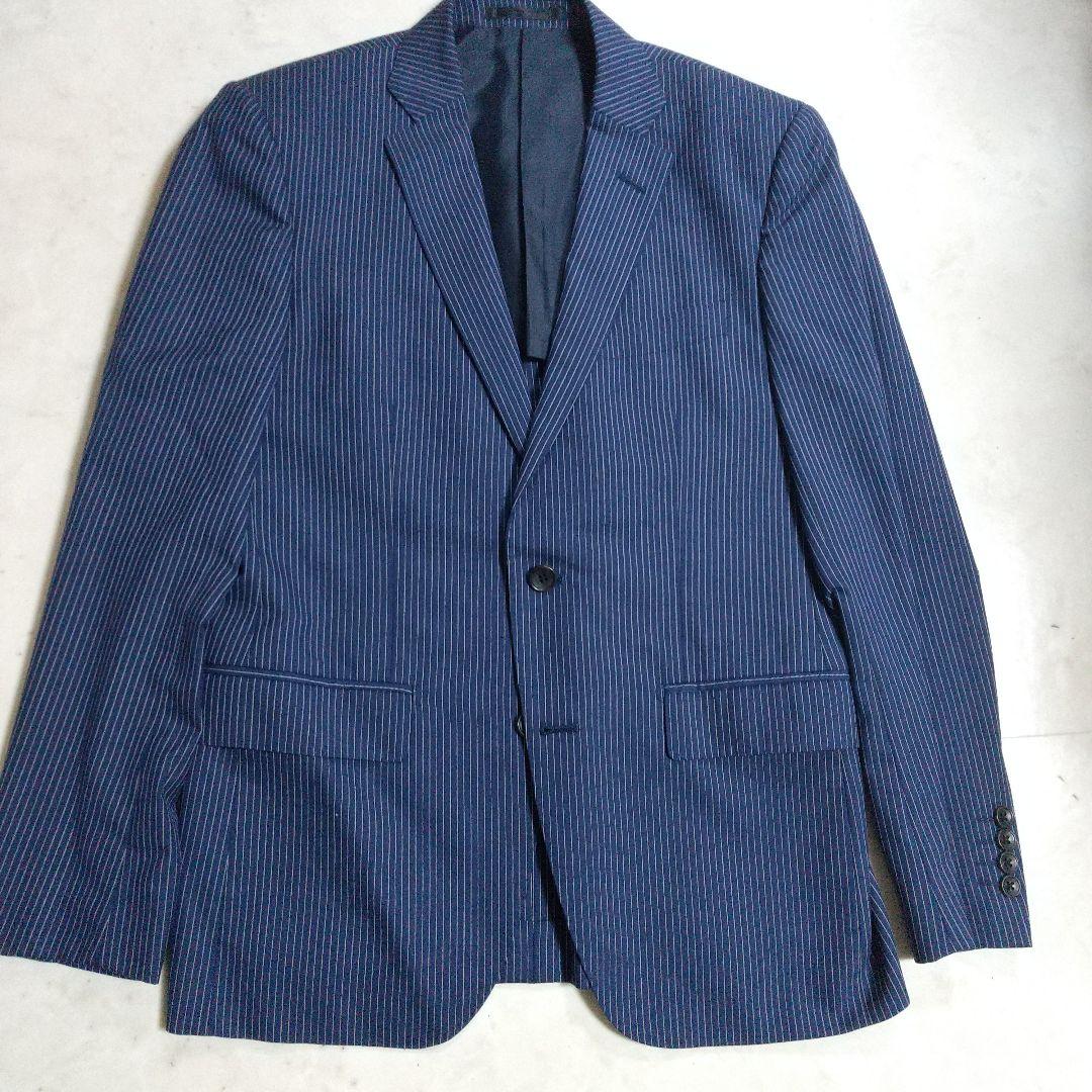 美品 ONLY オンリー SUPER110 ストライプ スーツ 上質