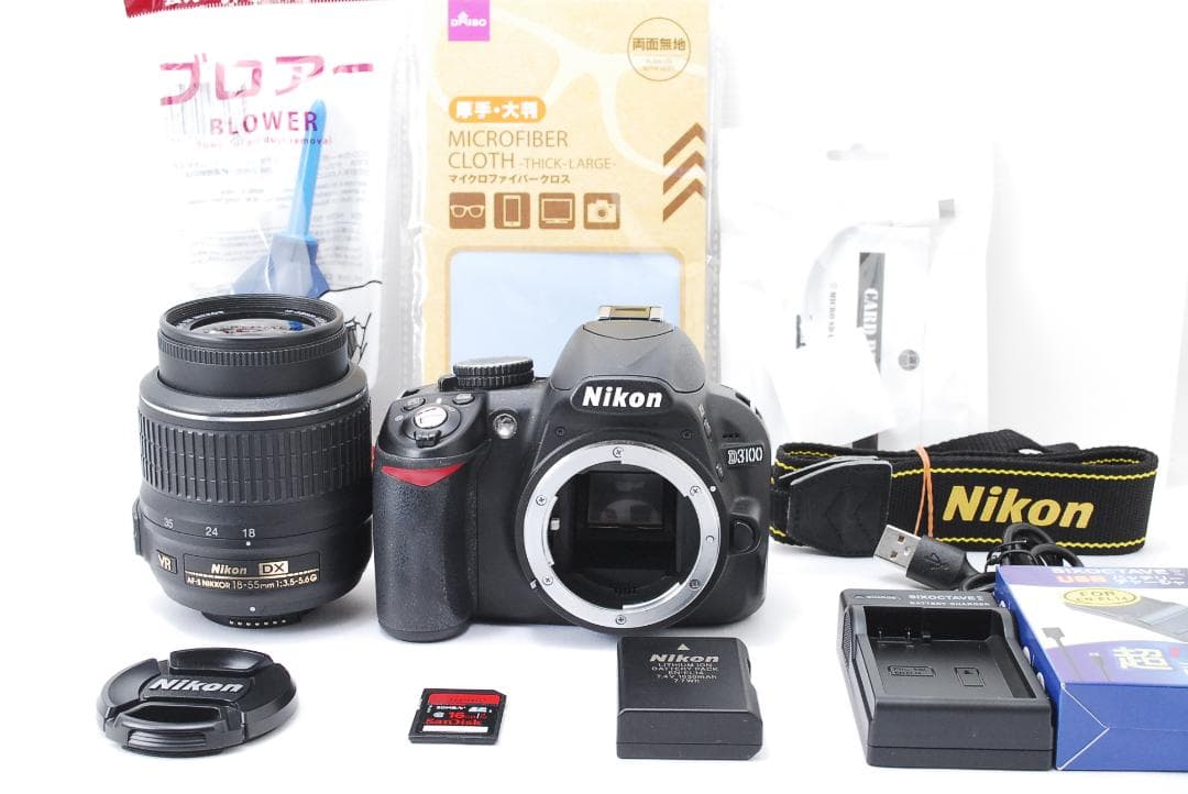 【ショット数少　美品】Nikon D3100　スマホ転送　動画OK　一眼レフ