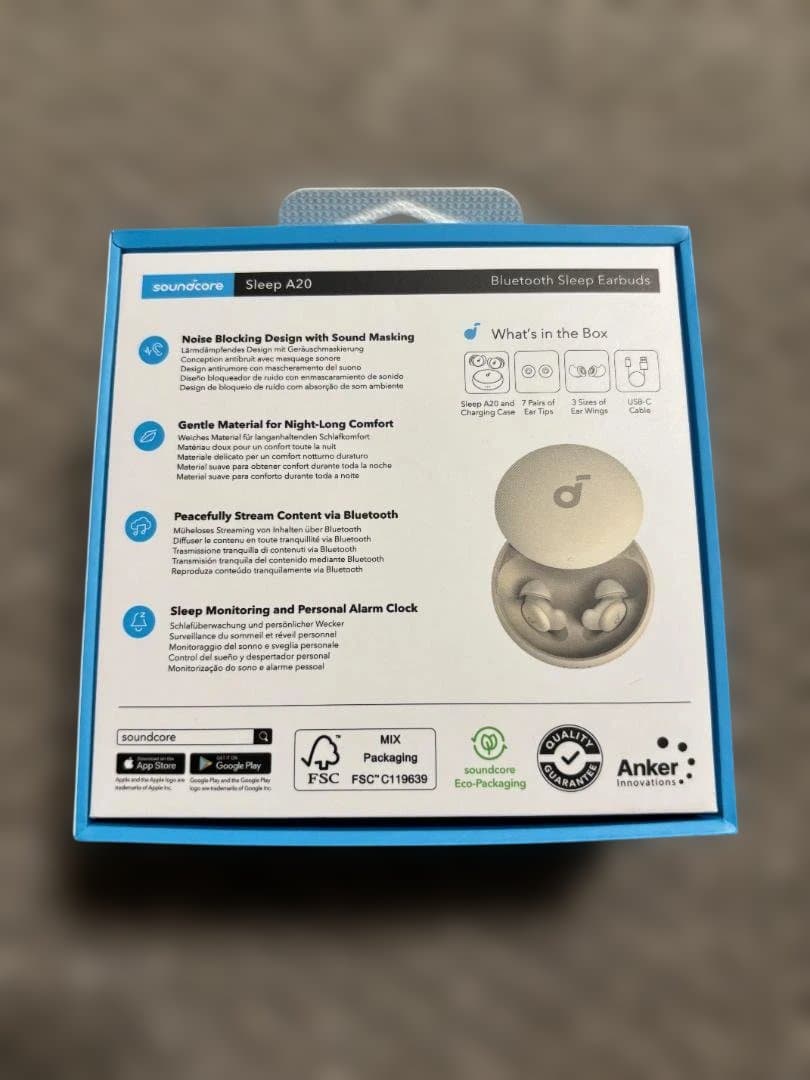 【こばりょう】soundcore Sleep A20 ワイヤレスイヤフォン