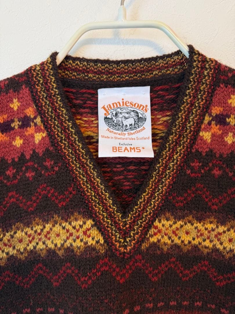 ジャミーソンズ　フェアアイルベスト　ビームスプラス別注