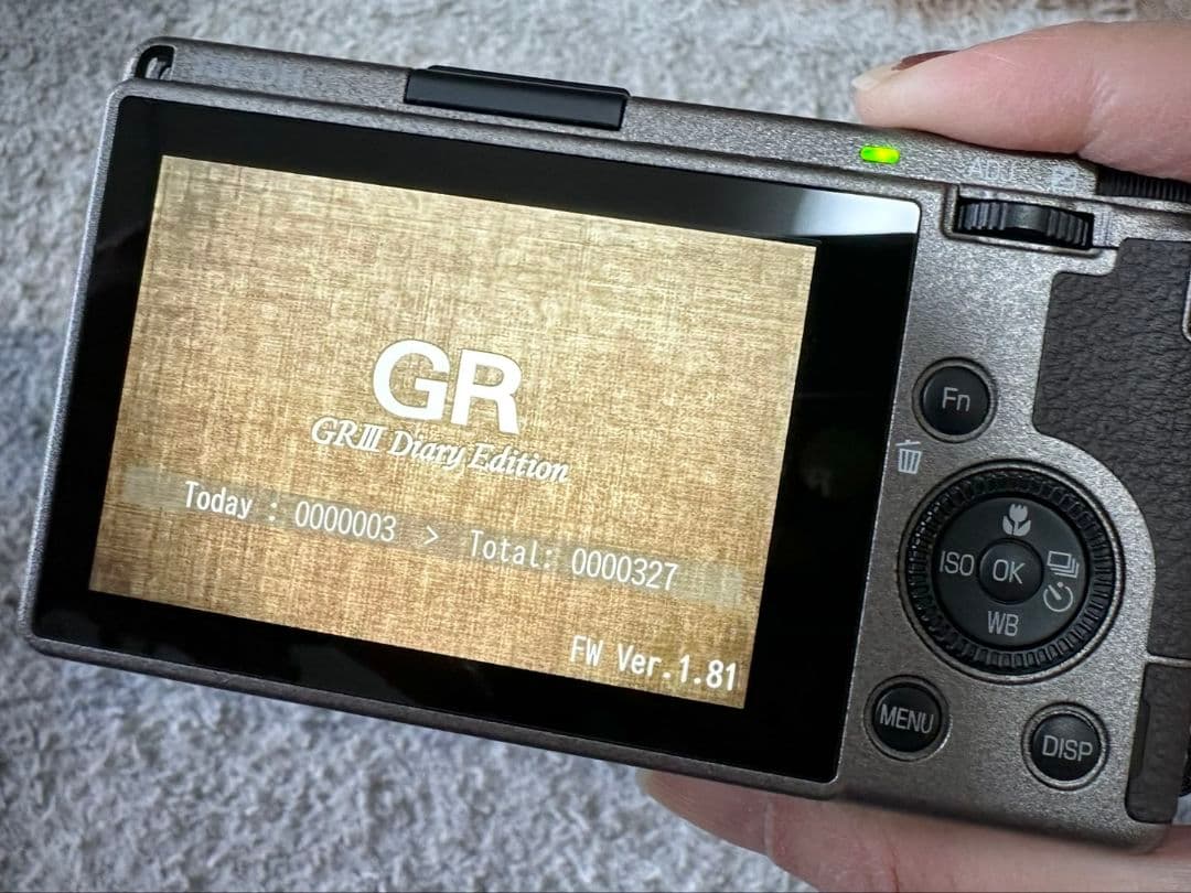 極美品☆RICOH GR III Diary Edition ショット数327回
