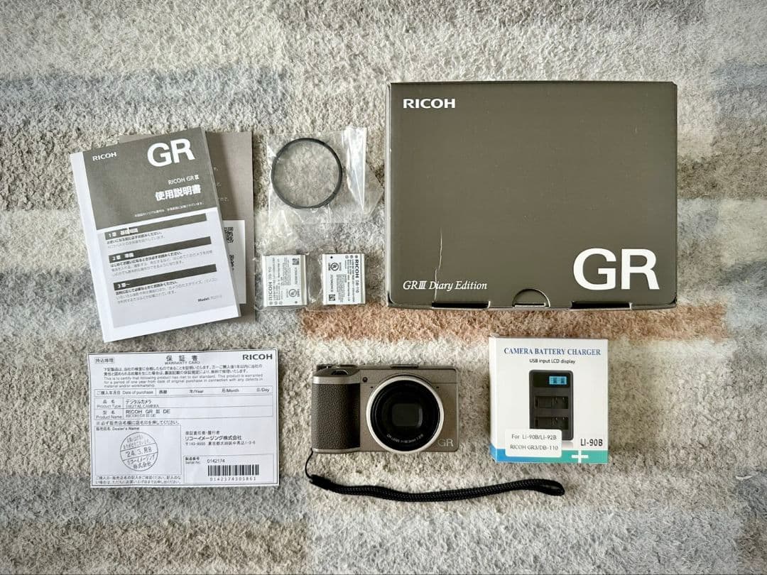 極美品☆RICOH GR III Diary Edition ショット数327回