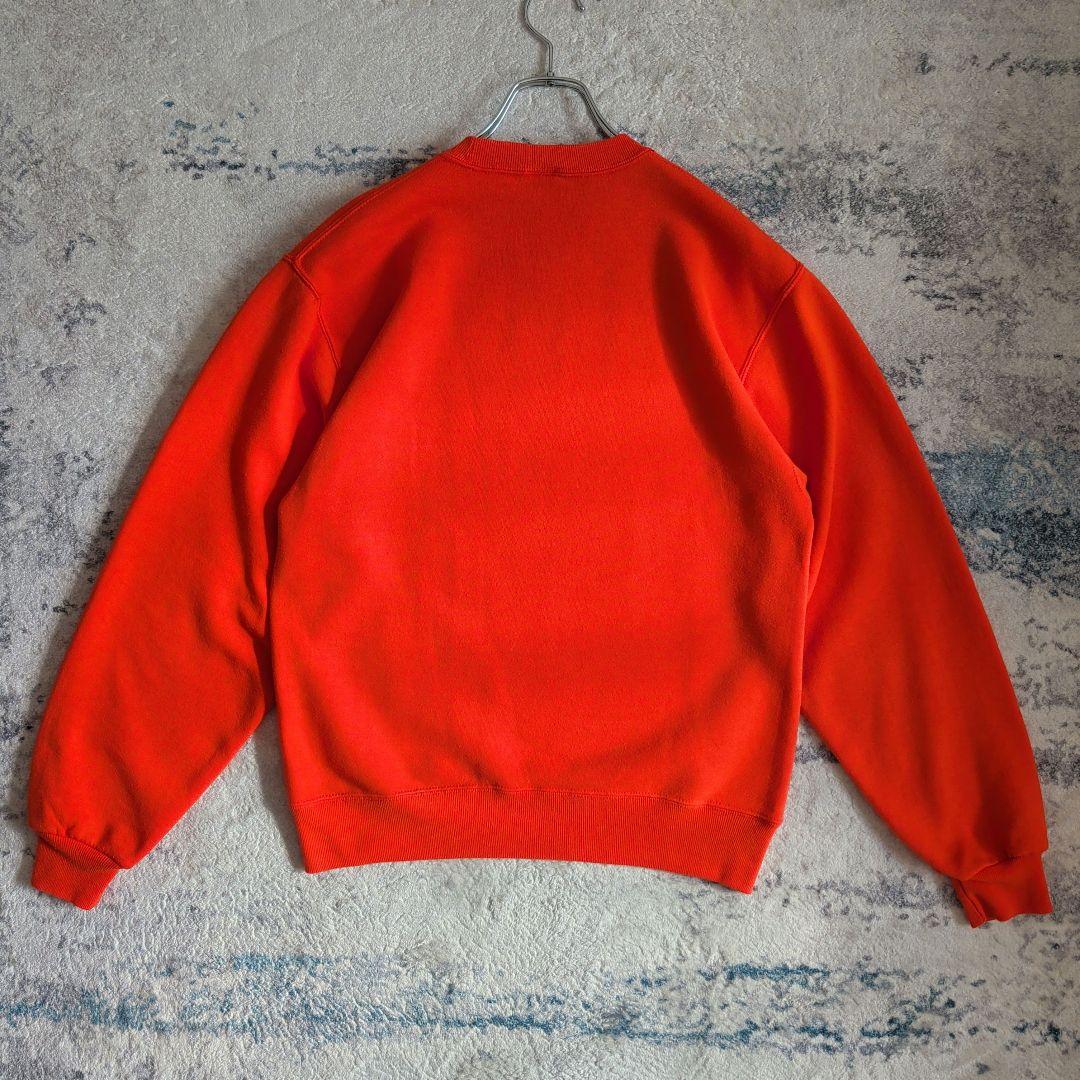 90s USA製 RUSSELL ATHLETIC 無地 スウェット オレンジ