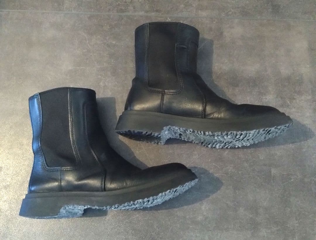 Camper サイドゴア ブーツ 黒 39 25