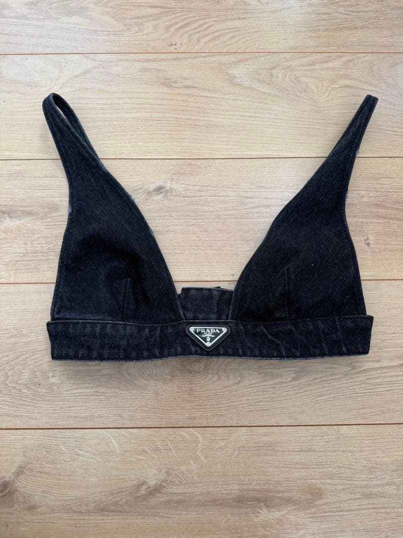 PRADA デニムブラトップ