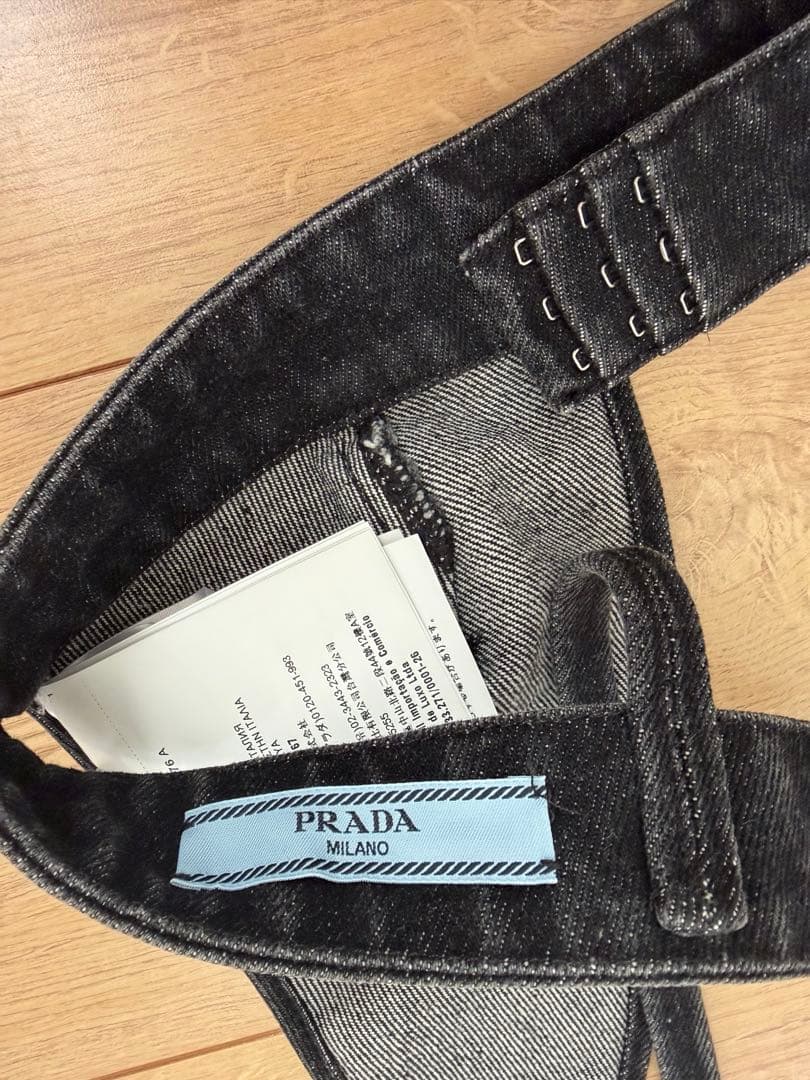 PRADA デニムブラトップ
