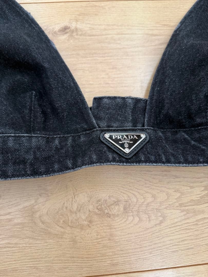PRADA デニムブラトップ