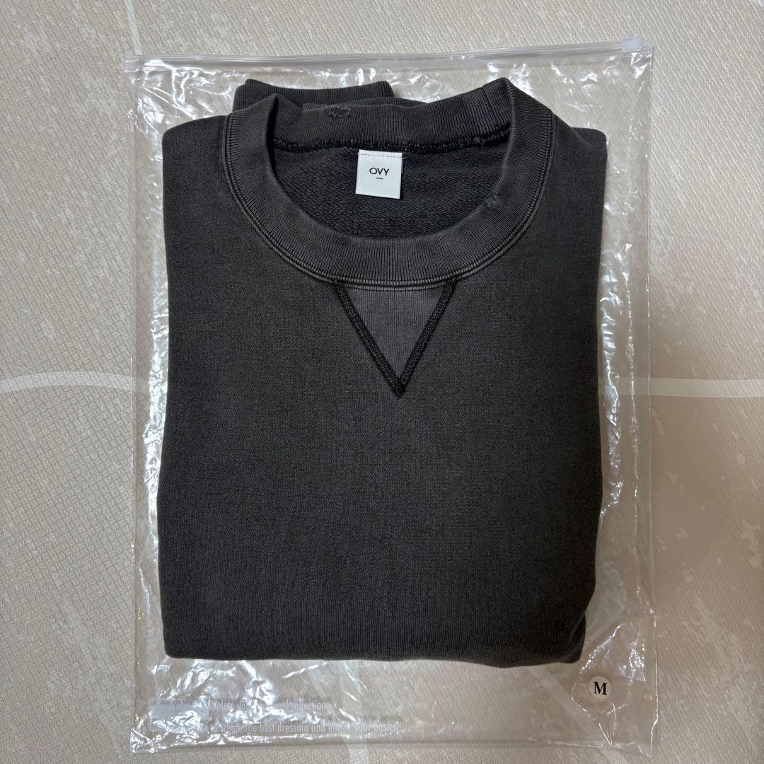 美品OVY Pigment Damage Crew Neck Sweat