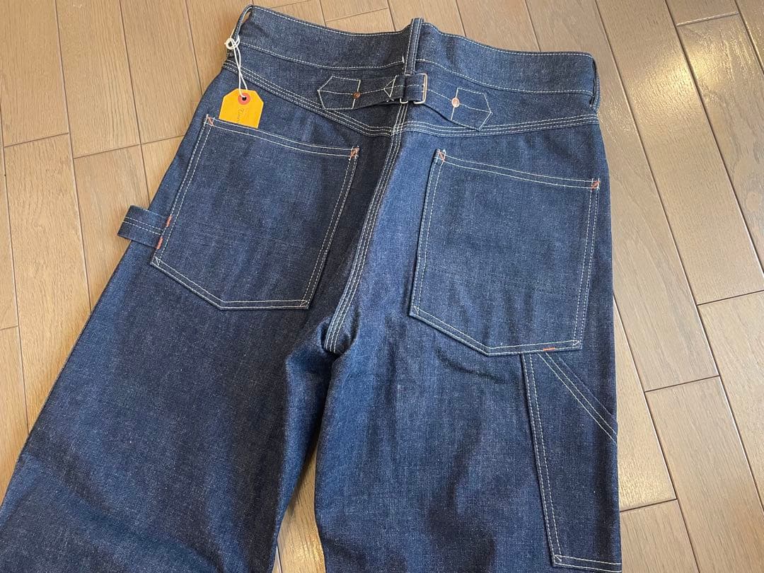 W30 At last&co 149 ペインターパンツデニム　カバーオール