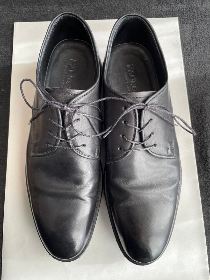 PADRONE レザーシューズ 黒 41 日本製