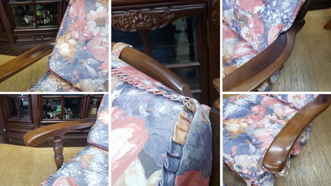 H27　飛騨産業 キツツキ シングル椅子 オットマン