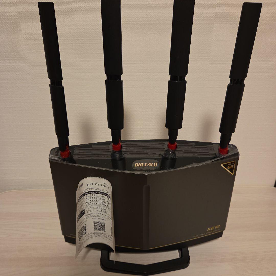 BUFFALO WXR-11000XE12 無線LANルータ Wi-Fi 6E