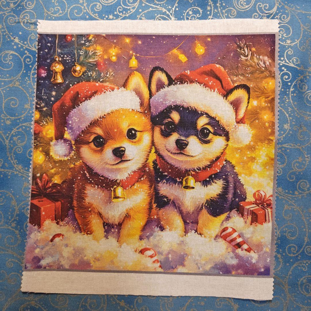 ご確認用　No1 モグモグ　ハンカチ5枚　パネル8枚　柴犬柄