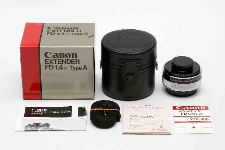 キャノン　エクステンダー　FD 1.4X Type A　超超超貴重品　昭和レトロ