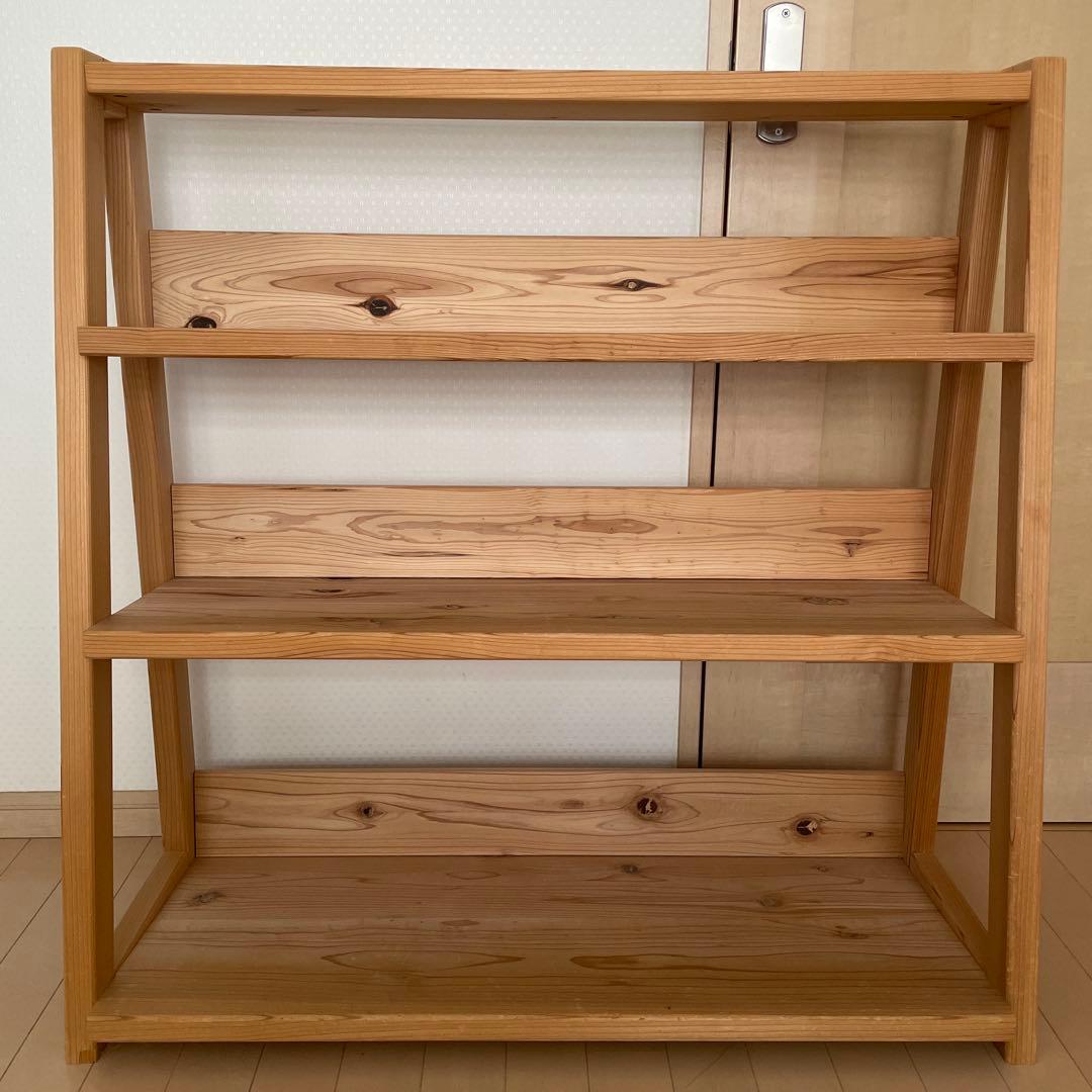 国産杉 本棚 ブックシェルフ ディノス