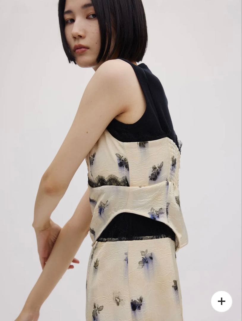 ワンピース ameri vintage CLARA SATIN CAMI DRESS