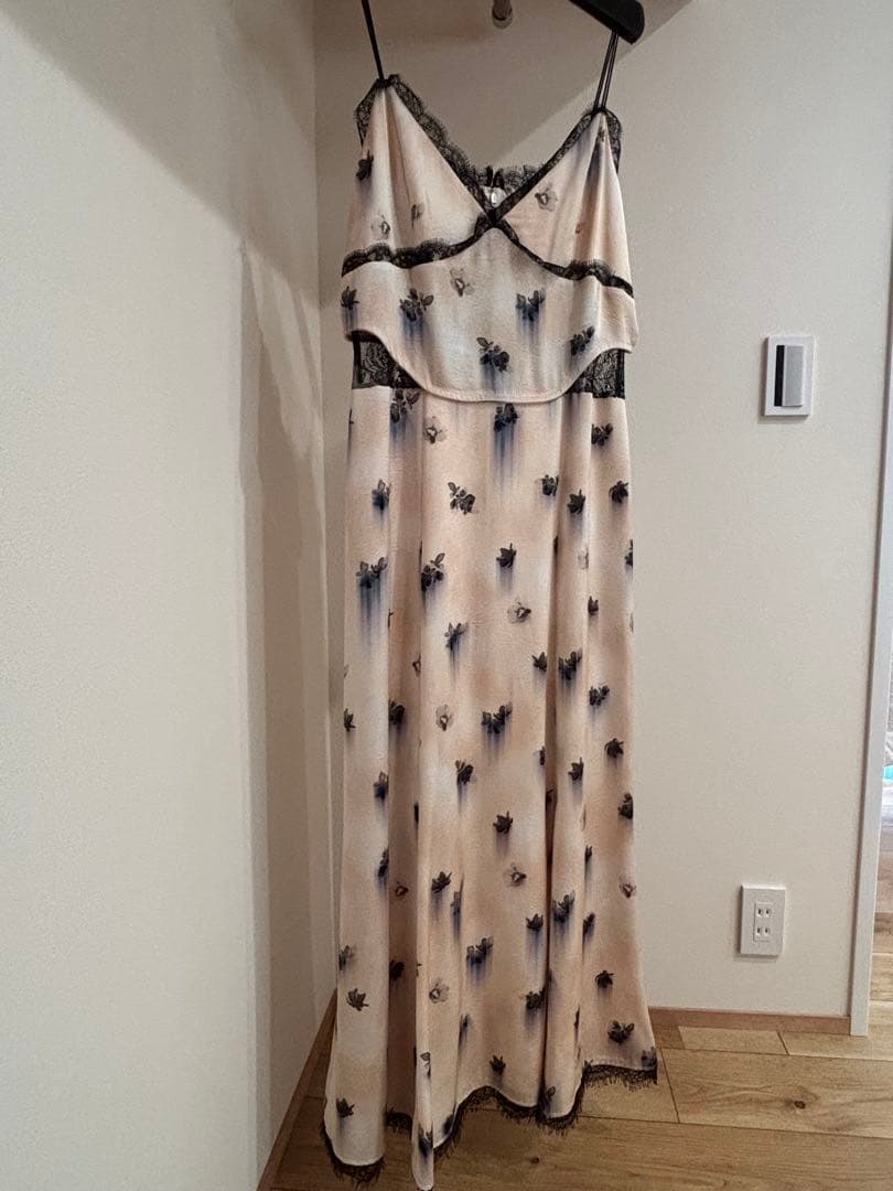 ワンピース ameri vintage CLARA SATIN CAMI DRESS