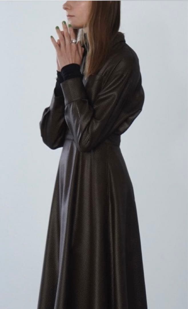 試着のみ●CLANEクラネ●CHINTZ LENO CLOTH ONEPIECE