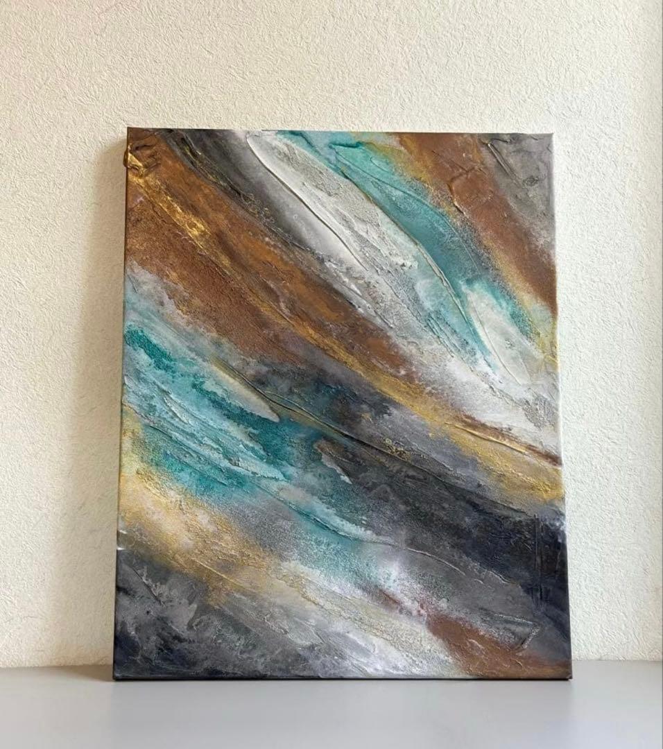 -Texture Art／50×40cm テクスチャー N.キャンバスボードd