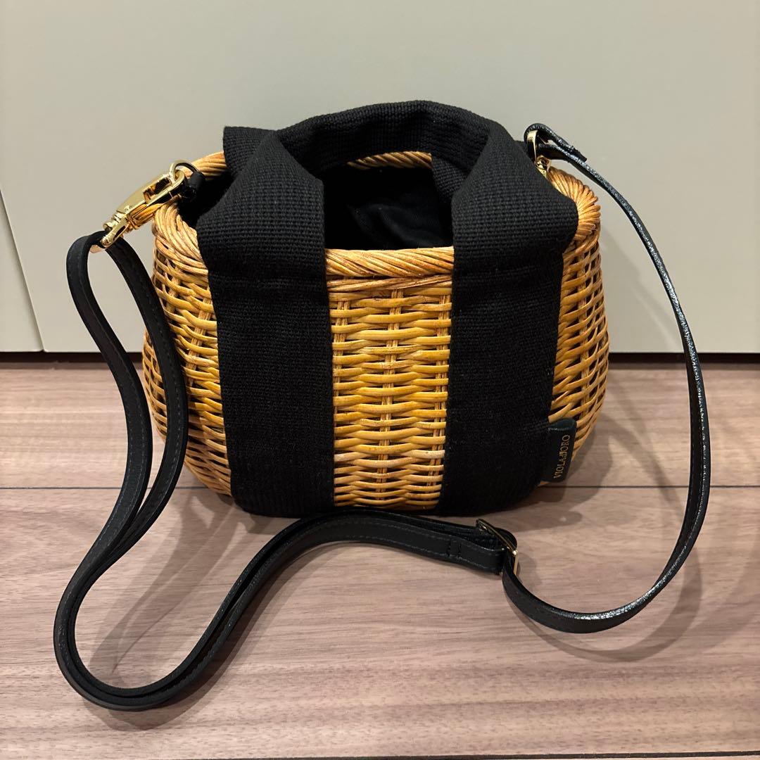 coco♡　VIOLAd’ORO　ラタンバスケット型2WAYトート