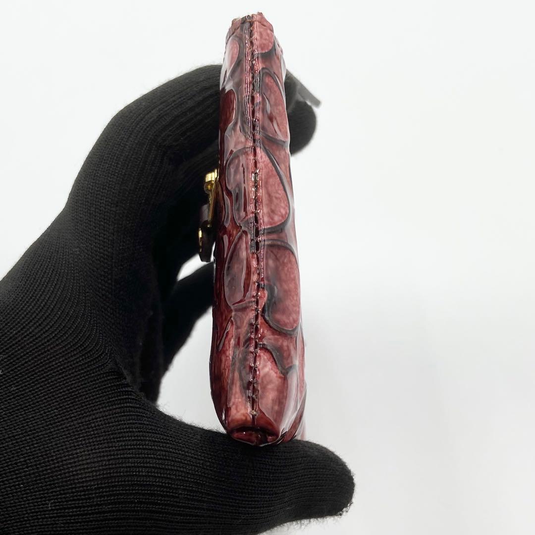 未使用保管品　ATAO アタオ　リモ　ハッピーヴィトロ　長財布　ハート　レザー