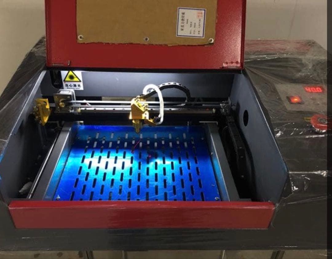 新品未使用 レーザー加工機 レーザー切断機 本体 40w家庭用 付属品フルセット