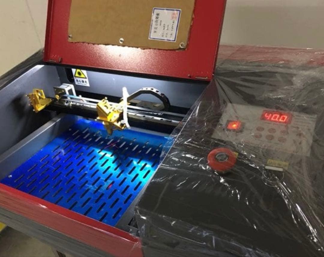 新品未使用 レーザー加工機 レーザー切断機 本体 40w家庭用 付属品フルセット