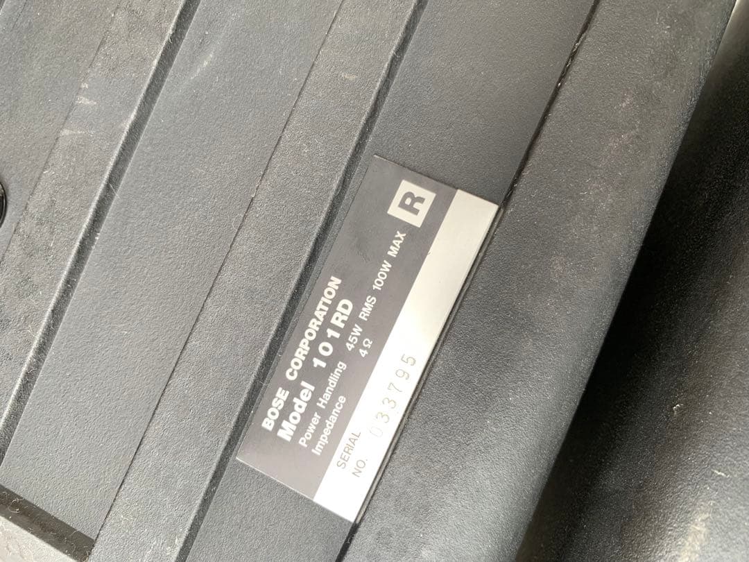 BOSE ボーズ　101RD　小型スピーカーシステム　101MMの車載用2個組