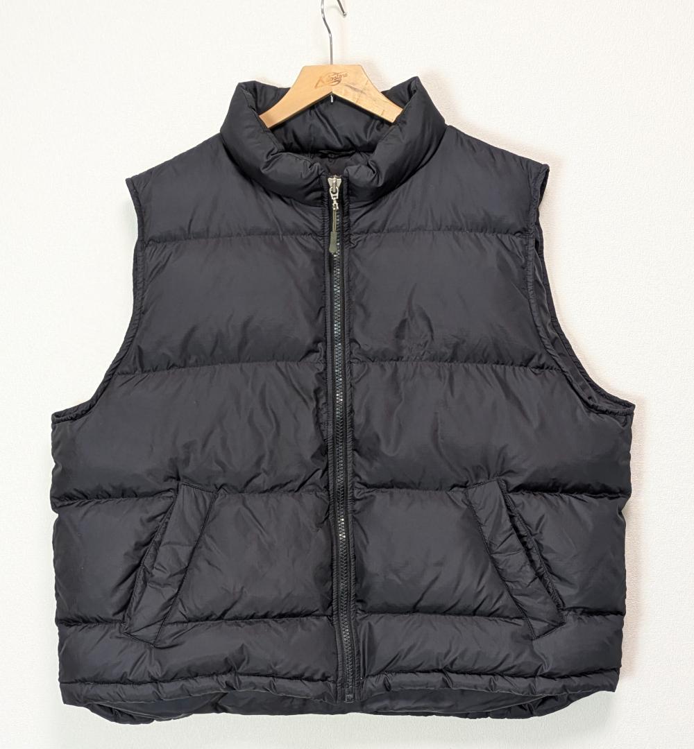 Eddie Bauer エディバウアー　黒　ブラック ダウン ベスト XL