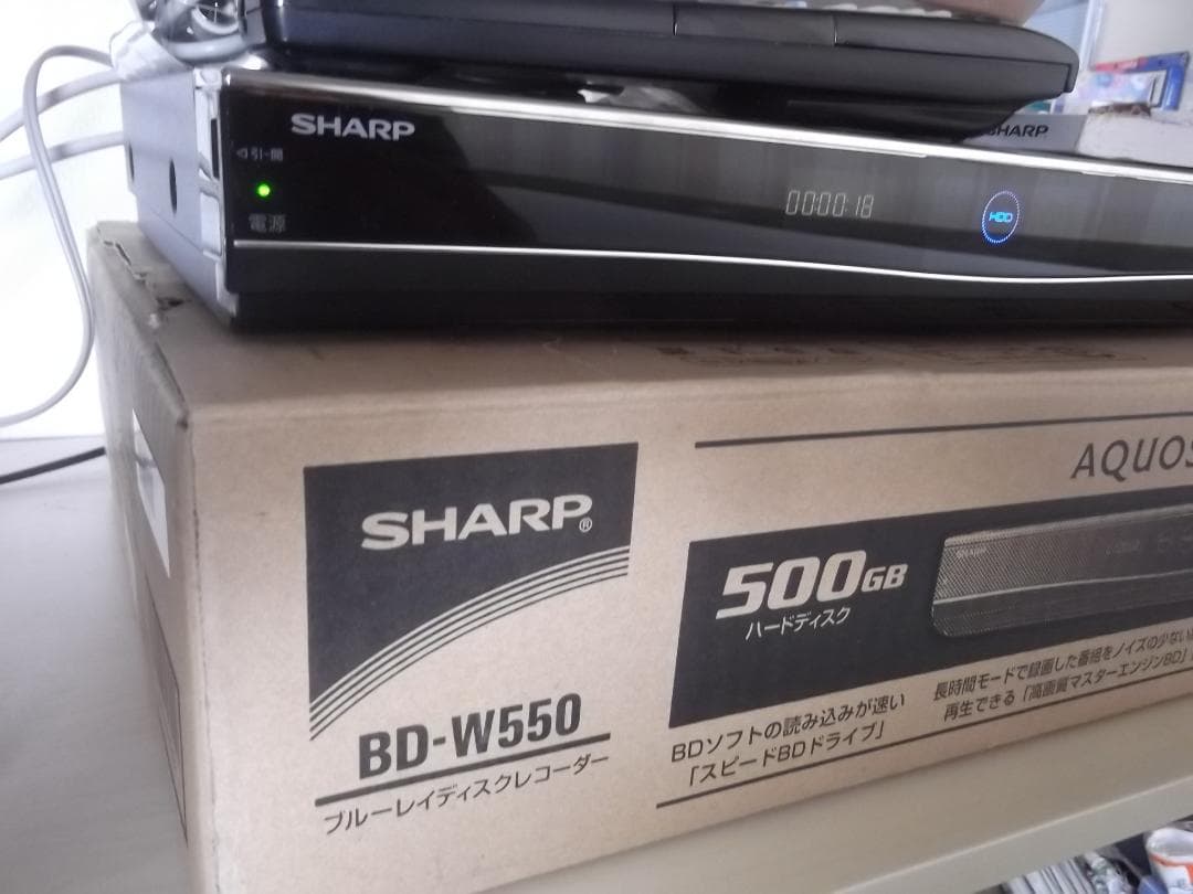 くーすけ様【BD-W550】Ｗ録画・整備完了品・・・・・・