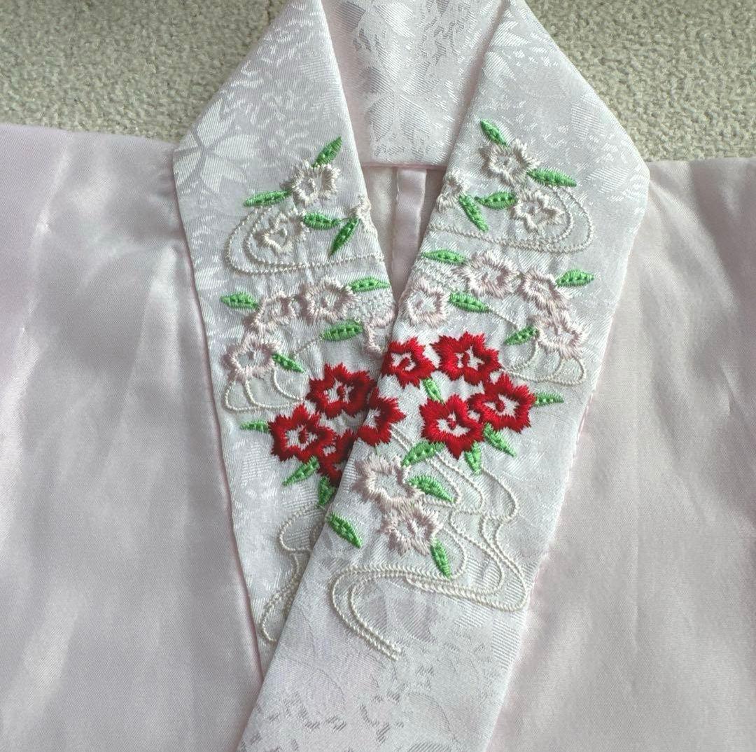 即日・翌日発送/七五三 3歳 女の子/着物/被布/花ひめ8点セット/ 赤白ピンク