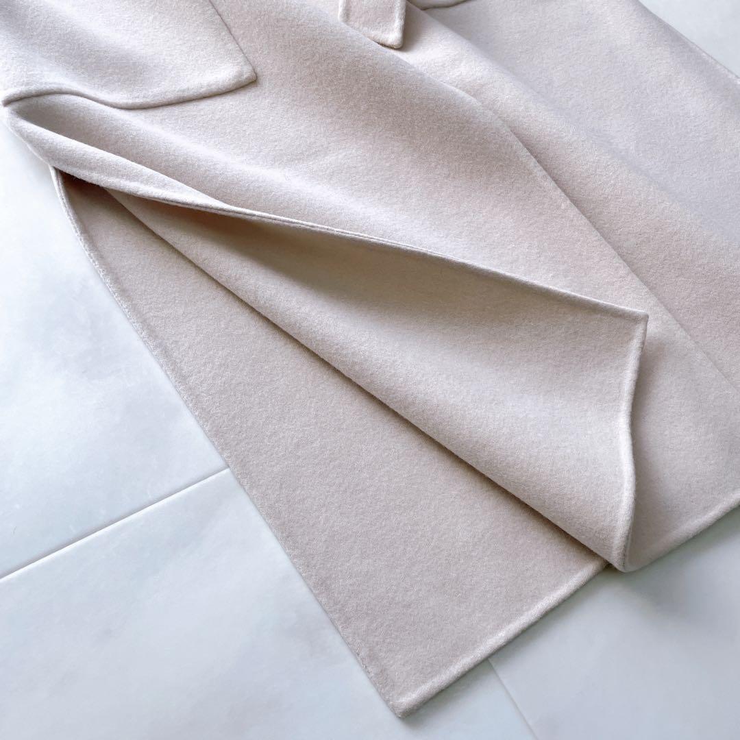 新品タグ付き✨BEIGE, ベイジ ウールロングジレ ベルト付き ピンクベージュ