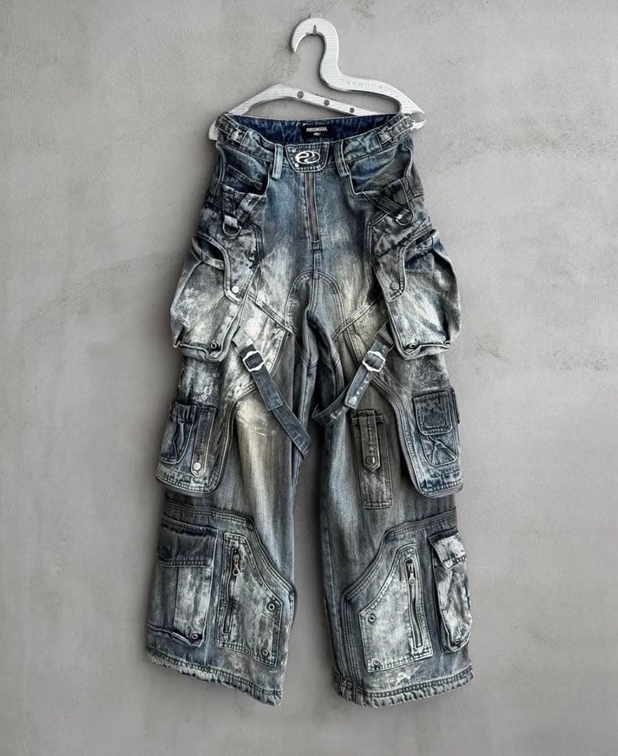 PERSONSOUL デニムカーゴパンツ