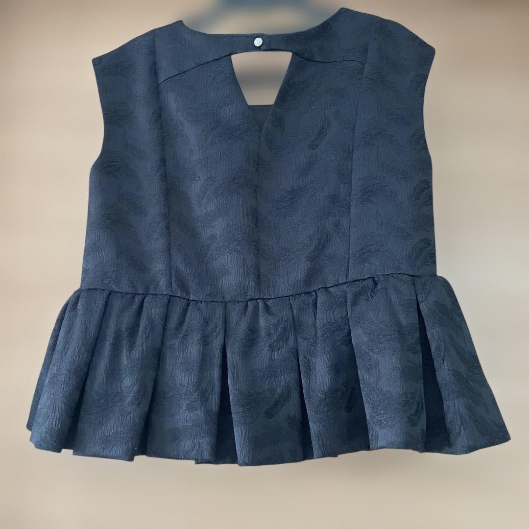 niana（ニアナ）ペプラムセットアップドレス ワイドパンツ 結婚式 ペプラム