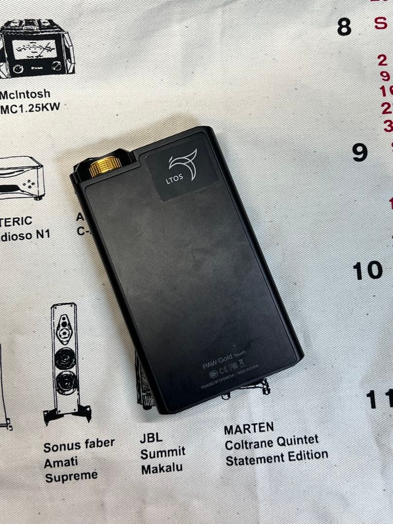 Lotoo paw gold touc国内正規品 日本語使用可能