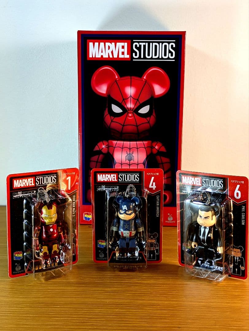 MARVEL BE@RBRICK 400% SPIDER-MANフィギュアセット