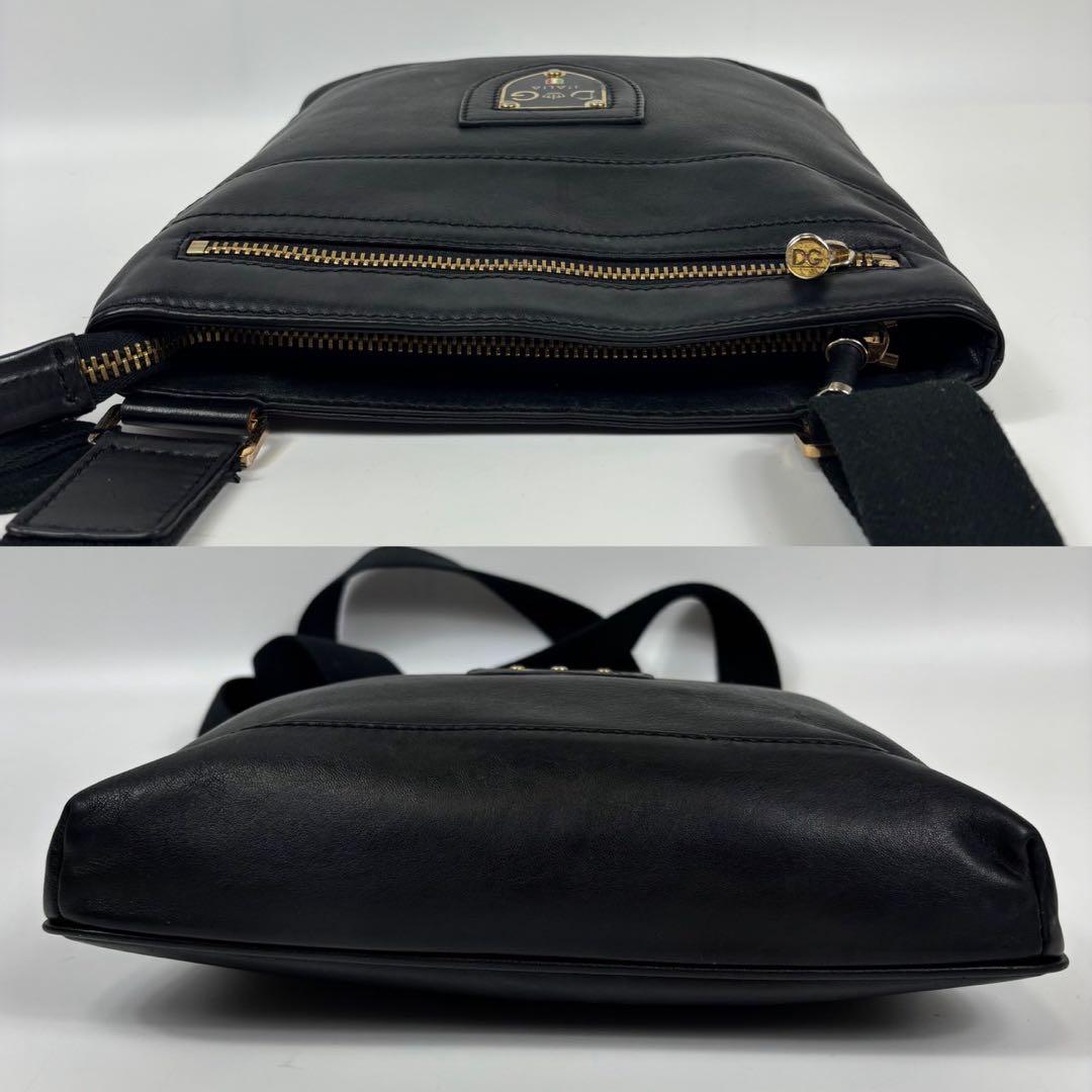 廃盤✨ ドルチェ&ガッバーナ ショルダーバッグ サコッシュ レザー ブラック