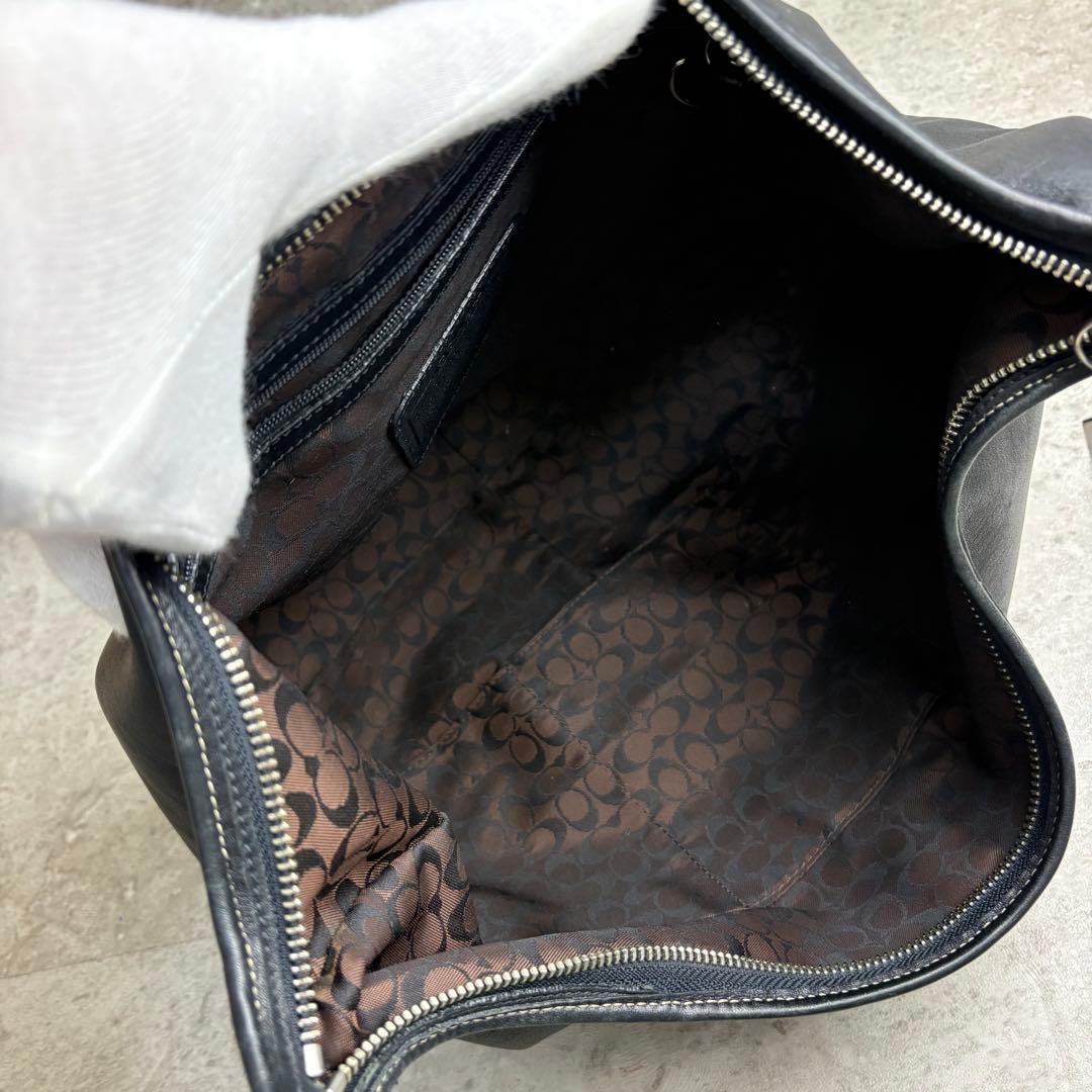 バッグ Coach Hobo Shoulder Bag Leather y2k