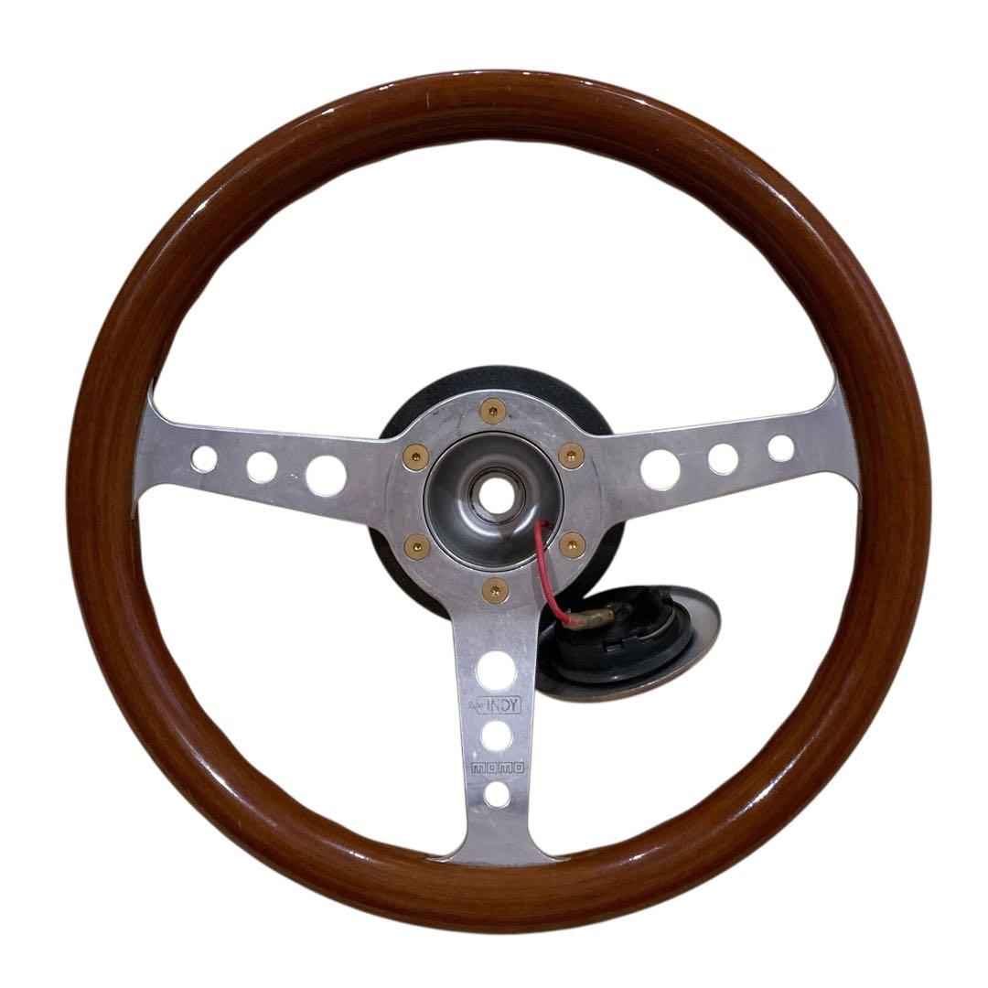 MOMO スーパーインディ ウッドステアリング 91年1月製 モモ　31