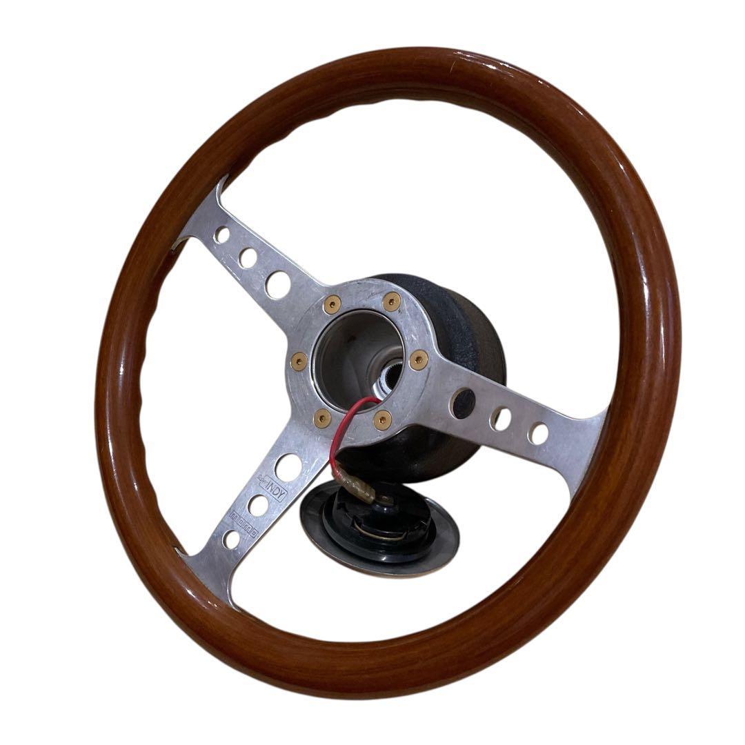 MOMO スーパーインディ ウッドステアリング 91年1月製 モモ　31