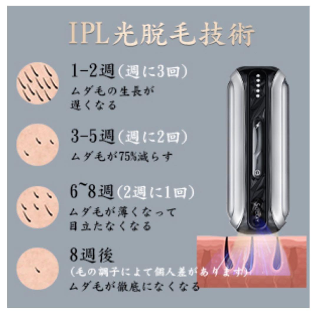 新品SOLAAY IPL脱毛美容器美容器 ムダ毛のケア家庭用全身使用 男女兼用