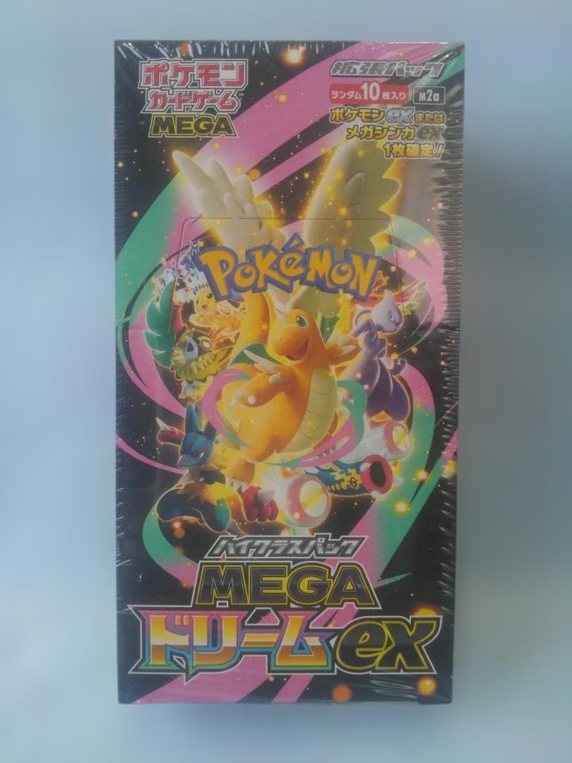 ポケモンカードゲーム MEGA ドリームex シュリンク未開封 1BOX