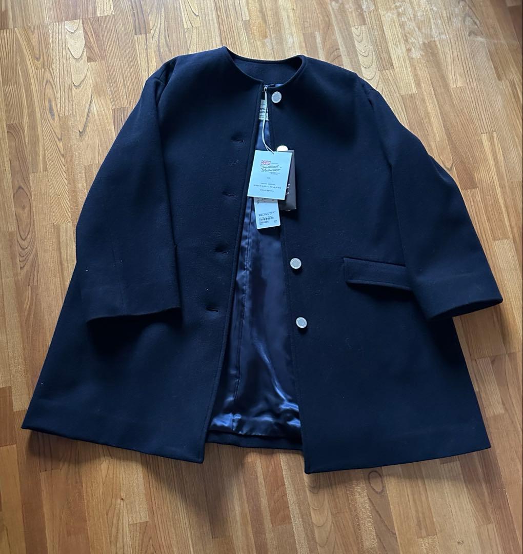 グリーンレーベル別注 トラディショナルウェザーウェア LINTON ネイビー