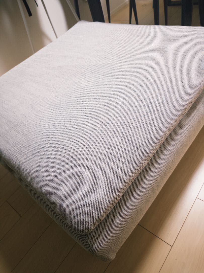 ソーデルハムン オットマン、ヴィーアルプ ベージュ/ブラウン