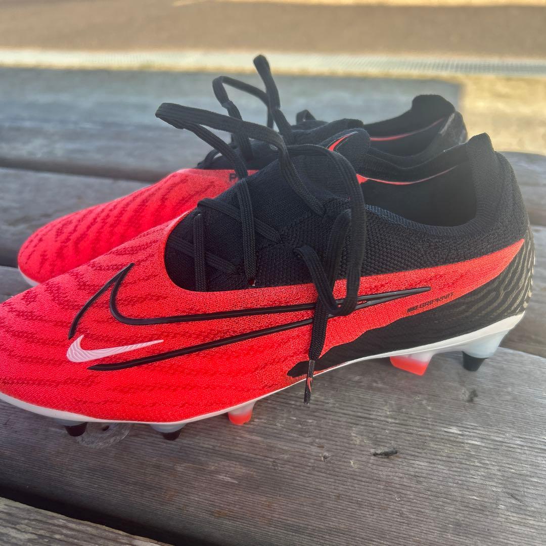 Nike Phantom サッカーシューズ スパイク レッド/ブラック　取替式