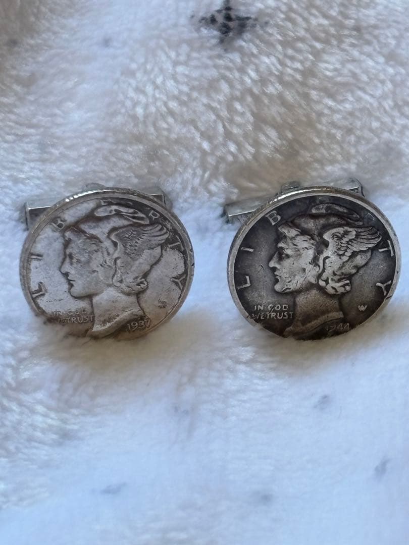 純銀製　銀製　ネクタイピン　カフスボタン　7点まとめ売り　44g