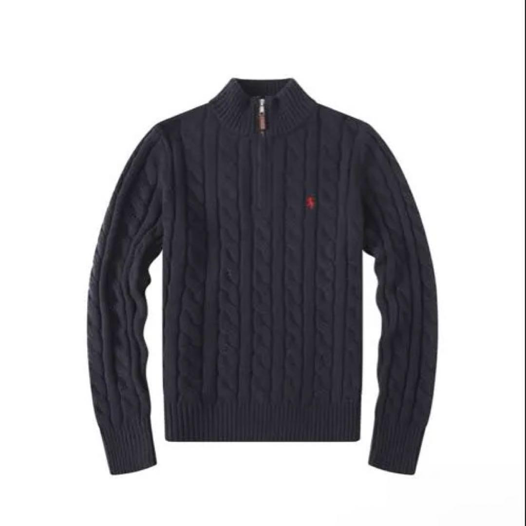 Ralph Lauren ハーフジップニット 早い者勝ち✨️