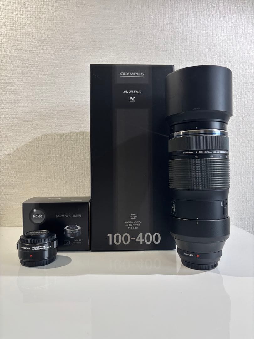 M.ZUIKO DIGITAL ED 100-400mm F5.0-6.3IS他