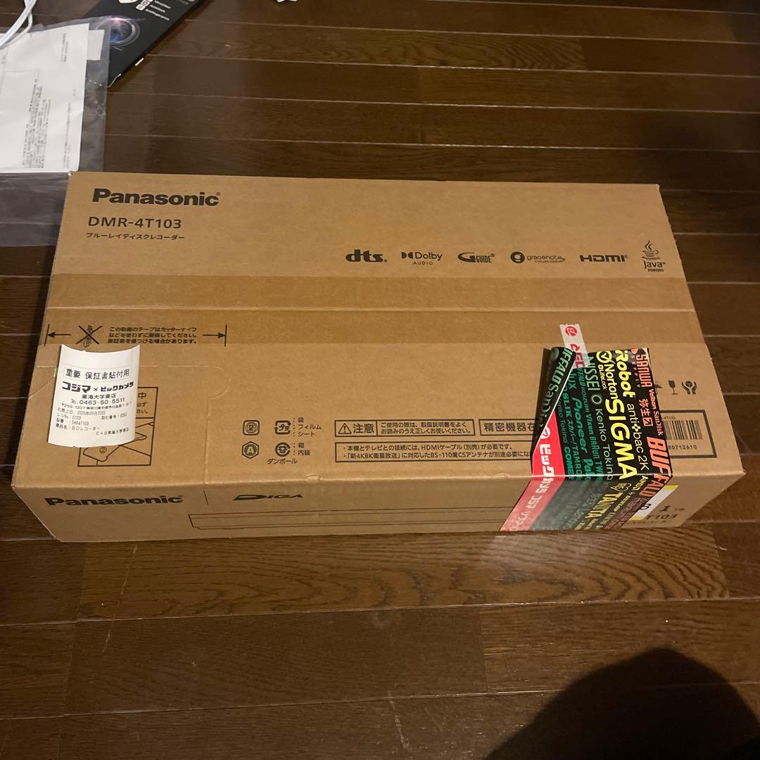 Panasonic DMR-4T103 ブルーレイレコーダー 1TB 新品未開封